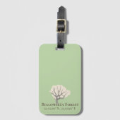 Białowieża Forest Latitude & Longitude Bagagelabel (Voorkant (verticaal))