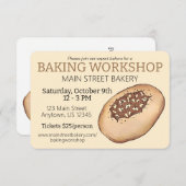 Bialy Broodbakken Joodse Bakkerij Bakworkshop Kaart (Voorkant / Achterkant)