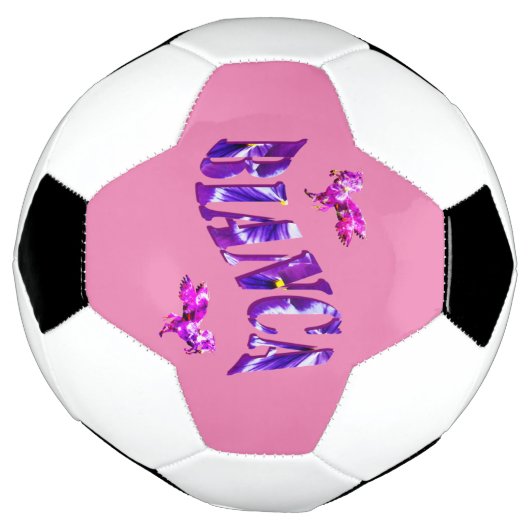 Bianca de conception florale Nom, Soccerball (Tourné)