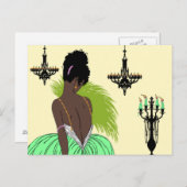 Bianca en vert - Cartes postales (Devant / Derrière)