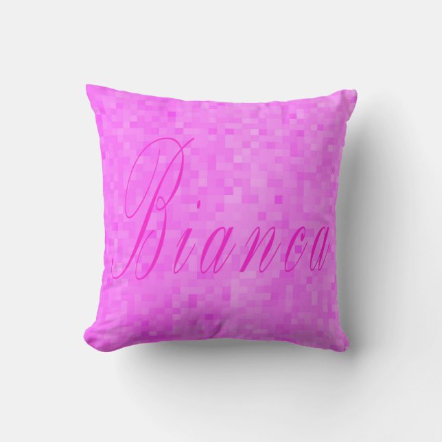 Bianca Girls Name Logo, Kussen (Voorkant)
