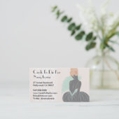 Bianca op Cream - Visitekaartjes (Staand voorkant)