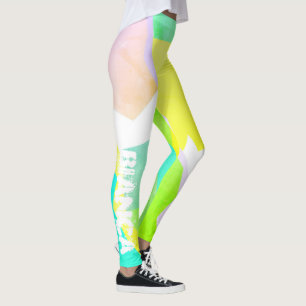 Bianca Pastel Couleurs Vibes Positives Leggings