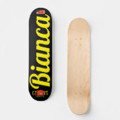 BIANCA Skateboard, 7¾" Deck Skateboard (Voorkant)