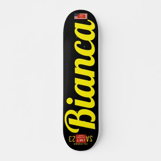 BIANCA Skateboard, 7¾" Deck Skateboard (Voorkant)