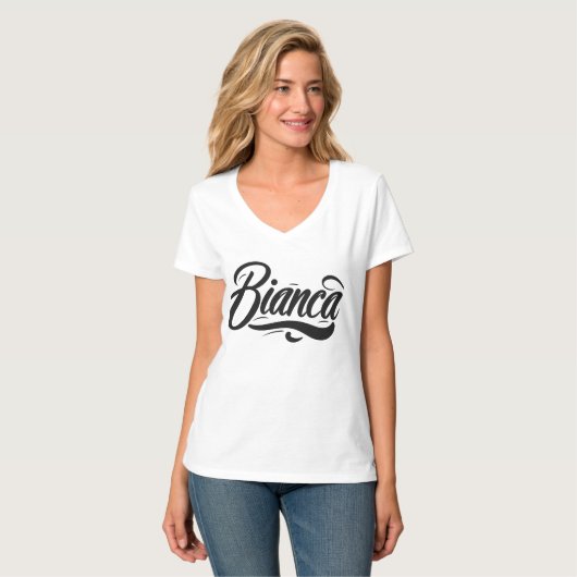 bianca t-shirt (Voorkant volledig)