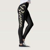 Bianca white gold Handwriting Hose Leggings (Rechts)