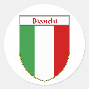Bianchi Italiaans vlaggenschip Ronde Sticker