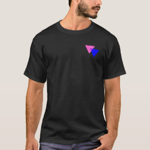 Biangles LGBT Bi Driehoeken Biseksuele Pride Vlag T-shirt
