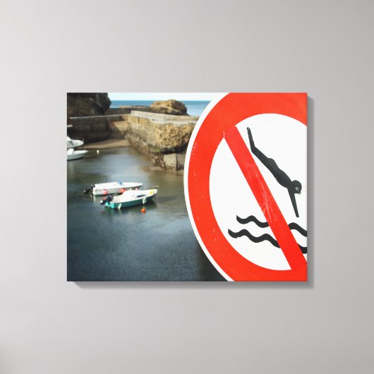 Biarritz Canvas Afdruk (Voorkant)