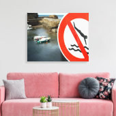 Biarritz Canvas Afdruk (Insitu (Woonkamer))