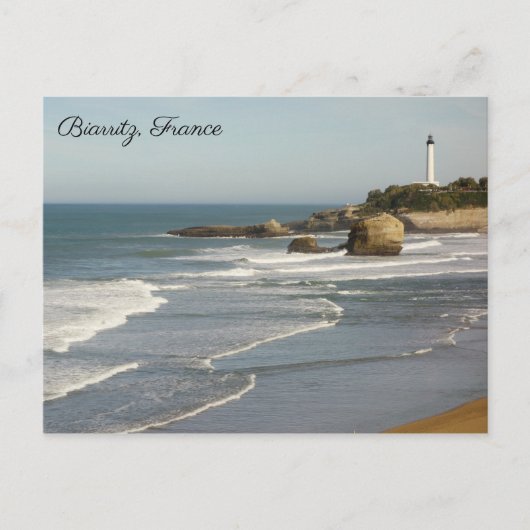 Biarritz France Briefkaart (Voorkant)