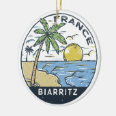 Biarritz France  Keramisch Ornament (Links)