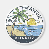 Biarritz France  Magneet (Voorkant)
