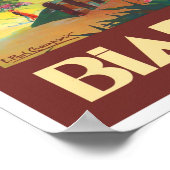 Biarritz France vintage Poster (Hoek)