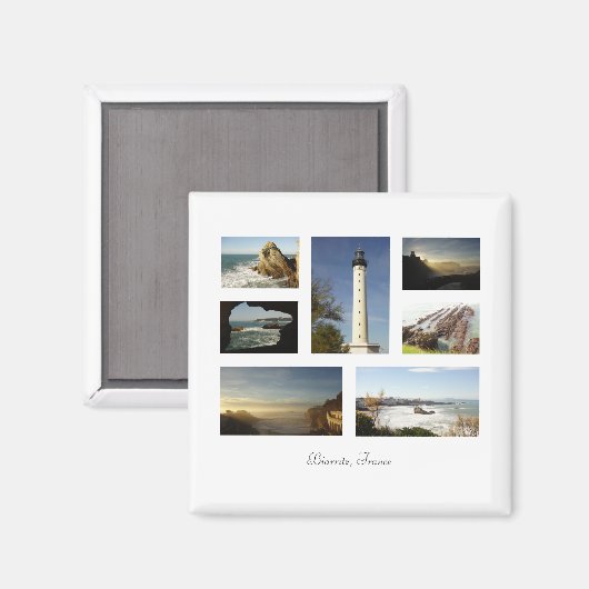 Biarritz Frankrijk magneet (Voorkant / Achterkant)