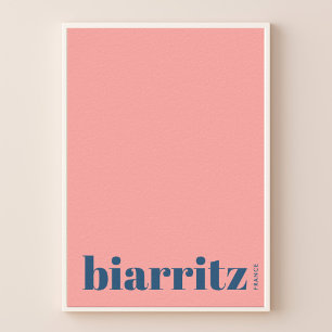 Biarritz Frankrijk moderne stad Poster