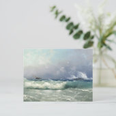 Biarritz, Ivan Konstantinovich Aivazovsky Briefkaart (Staand voorkant)