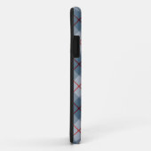 Bias Pset Blue-Red Stripe Case-Mate iPhone Case (Achterkant/rechts)