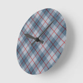 Bias Pset Blue-Red Stripe Ronde Klok (Hoek)