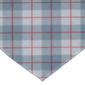 Bias Pset Blue-Red Stripe Tafelkleed (Gekanteld)