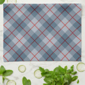 Bias Pset Blue-Red Stripe Theedoek (Gevouwen)