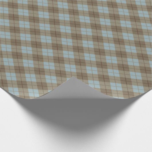 Bias Pset in Blue en Brown Cadeaupapier (Hoek)