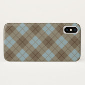 Bias Pset in Blue en Brown Case-Mate iPhone Case (Achterkant (horizontaal))