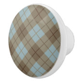 Bias Pset in Blue en Brown Keramische Knop (Rechts)