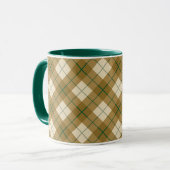 Bias Pset in Gold met Green Stripe Mok (Voorkant links)