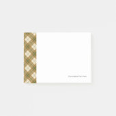 Bias Pset in Gold met Green Stripe Post-it® Notes (Voorkant)