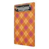 Bias Speld in Oranje en roze Mini Klembord (Angled2)