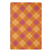 Bias Speld in Oranje en roze Mini Klembord (Achterkant)