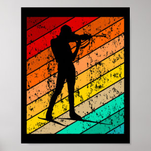 Biathlon Biathlet Skiën Vintage Retro 3 Poster