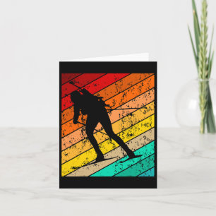 Biathlon Biathlet Skier Skiing Ski Retro Kaart
