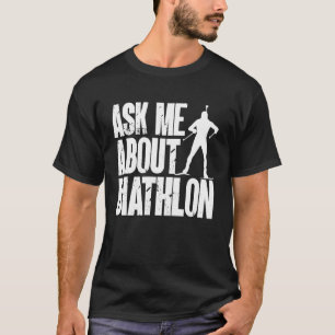 Biathlon Biatleet Langlaufen Doelschieten T-shirt