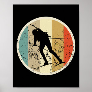 Biathlon Biatleet Skiën Wintersport Sneeuw Poster