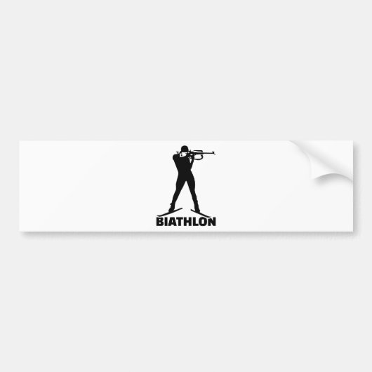 Biathlon Bumpersticker (Voorkant)