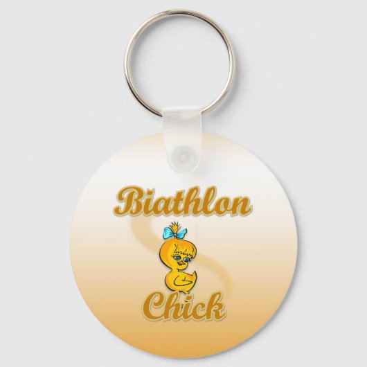 Biathlon Chick Sleutelhanger (Voorkant)