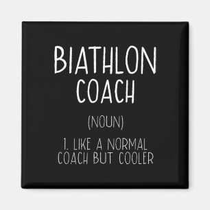 Biathlon Coach Definitie Grappige Biatleet Humor 1 Magneet