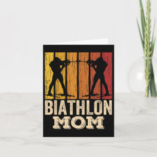 Biathlon Moeder Biathlons Biathleet Sporten Moeder Kaart
