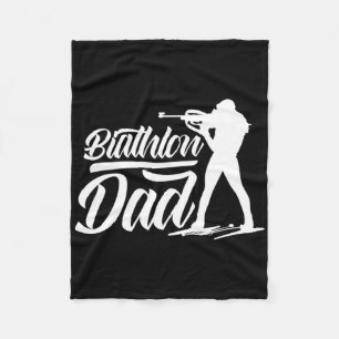 Biathlon Pap Sports Biathlons Biatlete Vader Fleece Deken