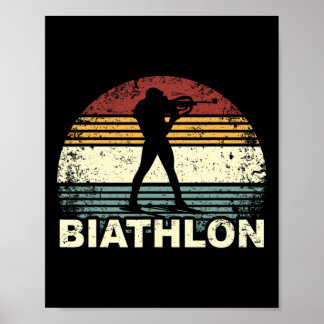 Biathlon Ski Biathlet Wintersport Cross-country Poster