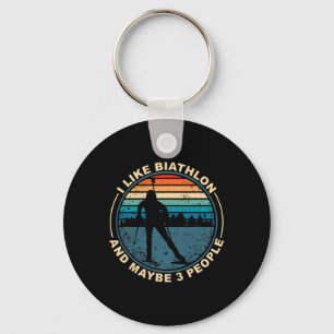 Biathlon Ski Biathlet Wintersport Cross-country Sleutelhanger