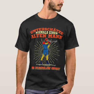Biathlon Ski Skier Langlauf Ski Trail 16 T-shirt