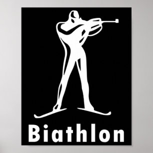 Biathlon Ski Skier Wintersport Cross-country Ski Poster