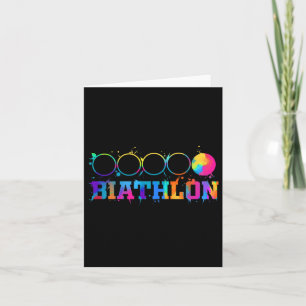 Biathlon Target Schieten Stand Gift Kaart