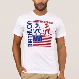 Biathlon Verenigde Staten T-shirt