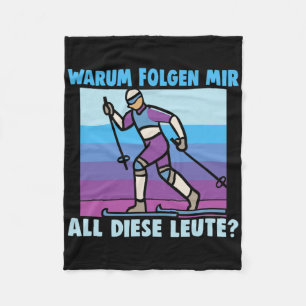 Biathlon Waarom al deze mensen volgen in het hele Fleece Deken