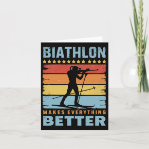Biathlon Wintersport Skiën Geweer Schieten Biath Kaart